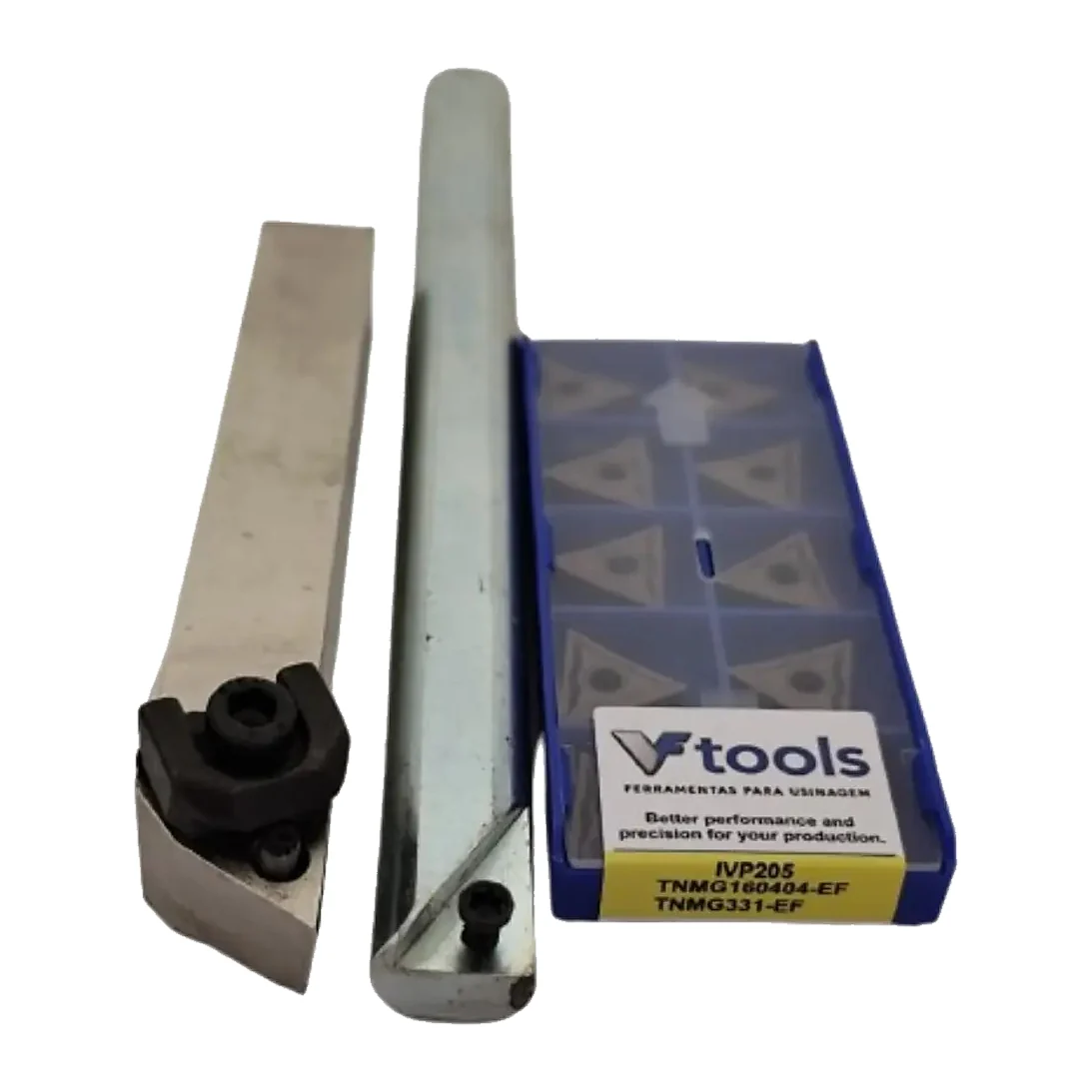 Kit Suportes 16x16 Interno e Externo + 10 Pastilhas TNMG 160404